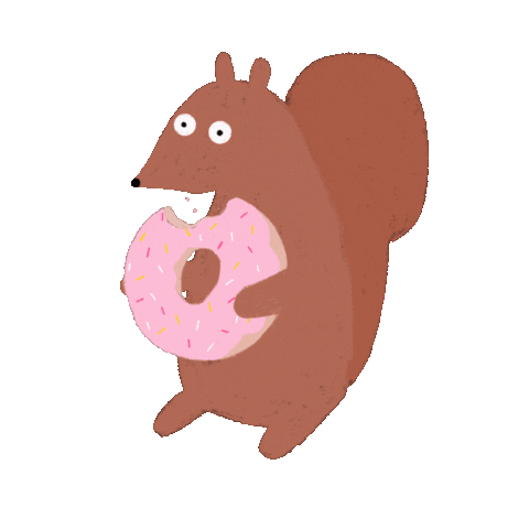 nimnam giphyupload ugh popcorn donut Sticker