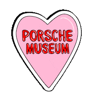 Heart Love Sticker by Porsche Museum