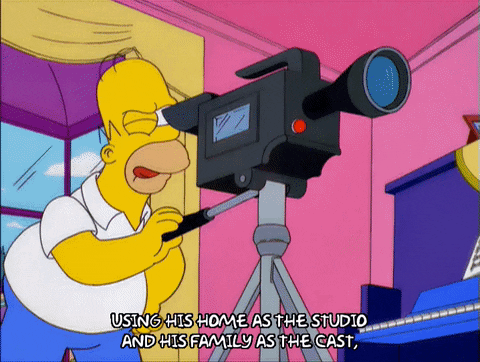 recording homer simpson GIF