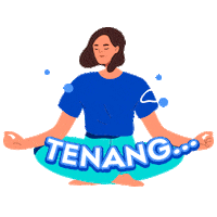 Mental Health Sabar Sticker by SehatAQUA