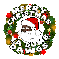 Merry Christmas Blakgifs Sticker by Indigenous Grapevine