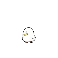 Duckgu duck 오리 riceman 라이스맨 Sticker