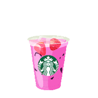Starbucks_FR summer pink ete starbucksnederland Sticker