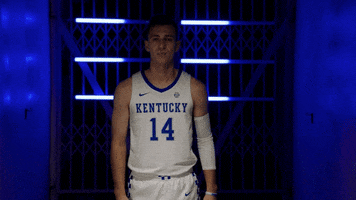 Flexing College Basketball GIF by Kentucky Men’s Basketball. #BuiltDifferent