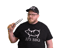 jjsbbqfi bbq grill barbecue sausage Sticker