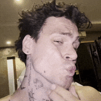 Mewing Jawline GIF