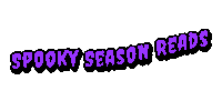 kaykaysbookshelf spooky season reads Sticker