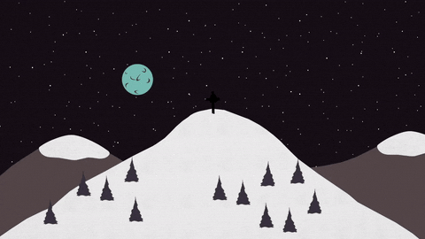 snow trees GIF by South Park 