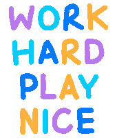 GoodNotes ipad workhard goodnotes playnice Sticker