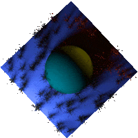 flower scifi STICKER by G VNCT