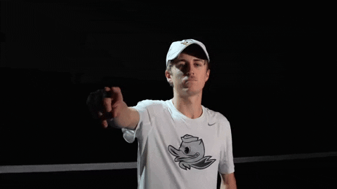 Mens Tennis Oregon GIF by GoDucks