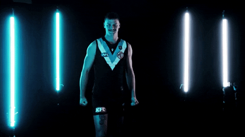 Aussie Rules Celebration GIF by Port Adelaide FC