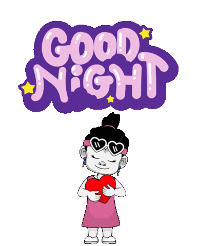Dream Big Good Night Sticker by Zhotcita