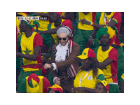 Ghana Soccer Fans Sticker