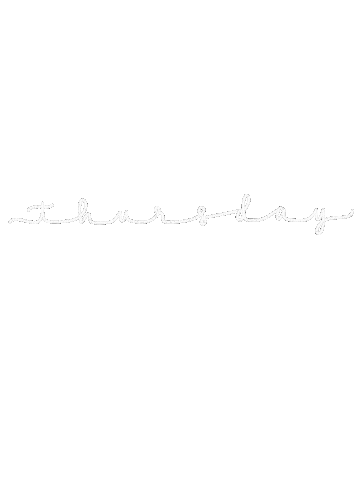 Lettering Thursday Sticker by Squish & Sprout