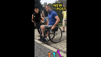 FundacjaPodajDalej wheelchair disabled rehabilitation konin GIF