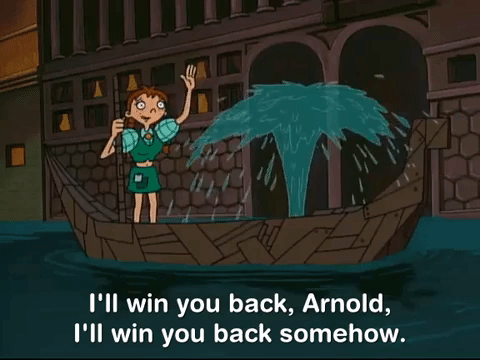 hey arnold nicksplat GIF
