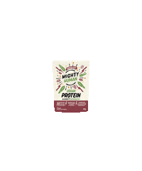 GetMIGHTY vegan chocolate protein leeds Sticker