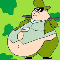 Hog Sargeant GIF