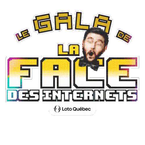 La Face Party Sticker by Loto-Québec