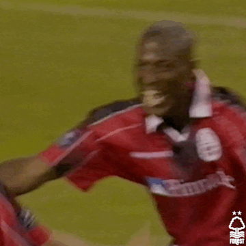 Happy Kevin Campbell GIF by Nottingham Forest