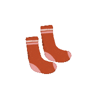 Fall Socks Sticker by Retro Hip Co.