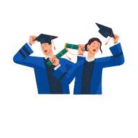 Wisuda Binusian Sticker by gabung_binus