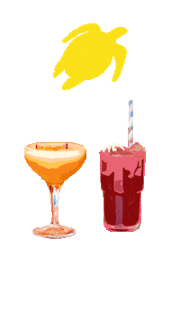 Cocktails Sticker by Turtle Bay