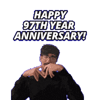 97 Year Anniversary Sticker