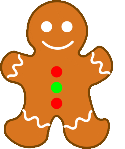 Gingerbread Sticker by Hobbykokken