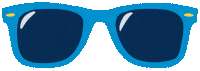 neorsd fun summer beach eyes Sticker
