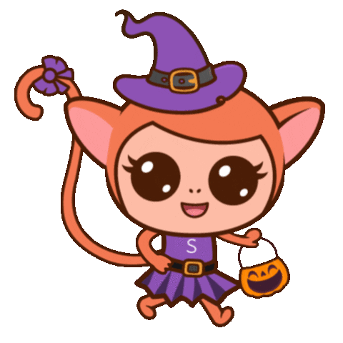 Halloween Orange Sticker by shopeeph