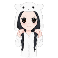 Cat Girl Meow Sticker