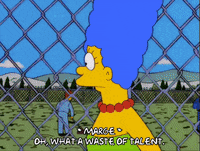 raking marge simpson GIF