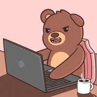Working Teddy Bear GIF by BEARISH