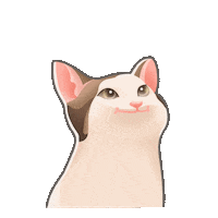 Cat Eating Sticker