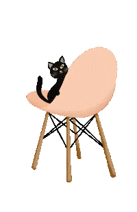 solongon_art cat kitty cutecat chillcat Sticker