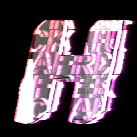 Glitch Alphabet GIF by #BASILIO