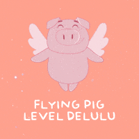Flying Pig GIF by PositivelyPigasus