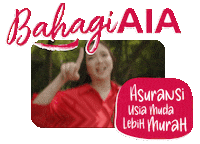 Happy Insurance Sticker by AIA INDONESIA