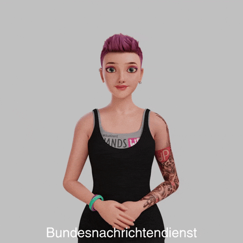 Avatar Gebärdensprache GIF by Sign Time - SiMAX