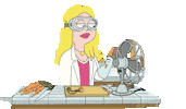 American Dad Sticker by Alissandra