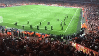 Riot Police Intervene at Arsenal - Galatasaray Match
