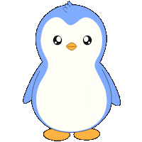 Penguin Gaining Sticker by Pudgy Penguins