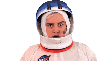 Confused Space Travel Sticker