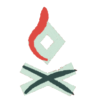 Fire Guide Sticker by Scouts et Guides de France