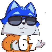 Cat Sticker by Toshithecat