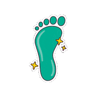 Feet Foot Sticker by Wind Sun Sky Entertainment