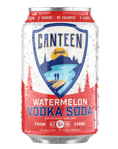 canteenspirits weekend adventure camping tgif Sticker