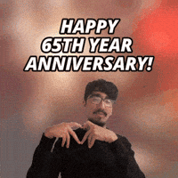 65 Year Anniversary GIF